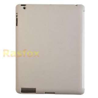 Grey iPad 2 TPU Gel Skin Case Work with Smart Cover  