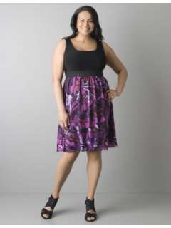 LANE BRYANT   Sleeveless abstract skirt dress customer reviews 
