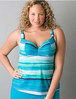   product,entityNameSwim top with built in Cacique balconette bra