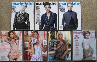 Issue Lot 08 09   MARIE CLAIRE ELLE ITALIA MAGAZINE  