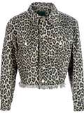 Jean Paul Gaultier Vintage Leopard Print Denim Jacket   House Of Liza 