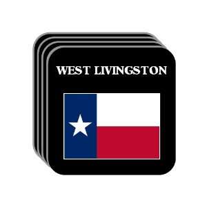  US State Flag   WEST LIVINGSTON, Texas (TX) Set of 4 Mini 