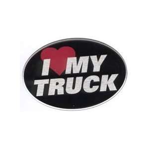  Knockout 220H I Love My Truck Stock Hitch Covers Sports 