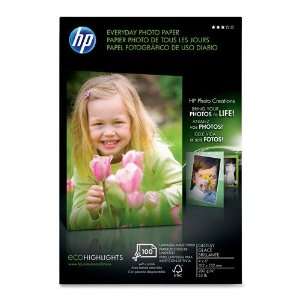  HP Everyday Glossy Photo Paper   White   HEWQ5440A Office 