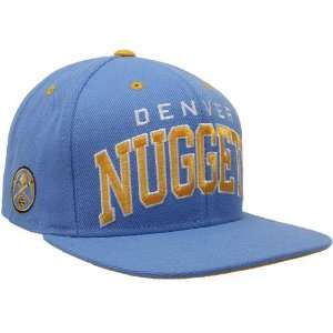   Nuggets Powder Blue Arch Snapback Adjustable Hat