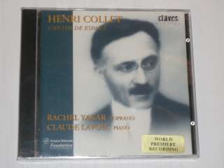HENRI COLLET CANTOS DE ESPANA YKAR LAVOIX CLAVES CD  