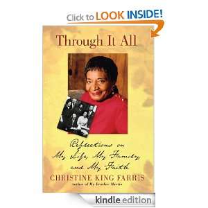 Through It All Christine King Farris  Kindle Store