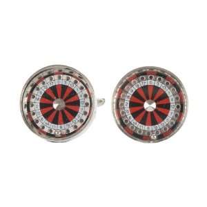  Roulette Wheel Casino Gambling Cufflinks Gents Cuff Links 