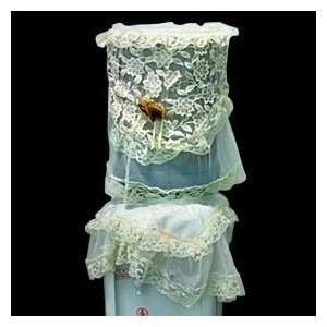 Lace Decorating Water Dispenser Machine Cover for Family Use Cream 