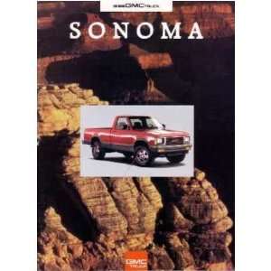 1993 GMC SONOMA Sales Brochure Literature Book Piece 