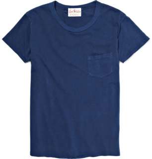  Clothing  T shirts  Crew necks  Blue T Shirt with 