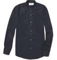   collar cotton shirt $ 144 shop now alexander mcqueen two button