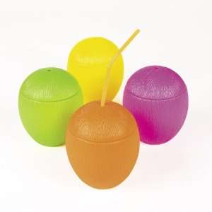  Neon Coconut Cups (1 dz)