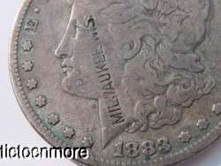 US 1883 S 1883S $1 MORGAN SILVER DOLLAR EARLY KEY DATE COIN SAN 