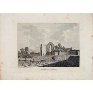   Restalrig Church Edinburgh Scotland Antique Print 1797
