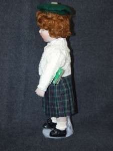   Ashton Drake Doll Molly A Little Irish Lass w/ Leprechaun w/COA  