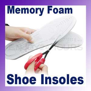 Antibacterial Memory Foam Shoes Pads Insoles Unisex New  