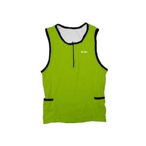 Green Neon Triathlon Top for Youth