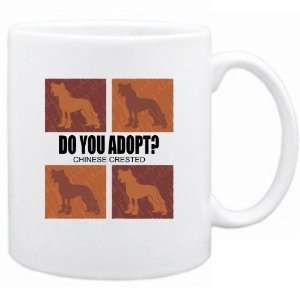  New  Do You Adopt Chinese Crested ?  Mug Dog