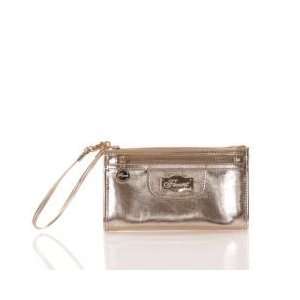   Solid Gold Wristlet * Handbag New Fashion 92294(FF)