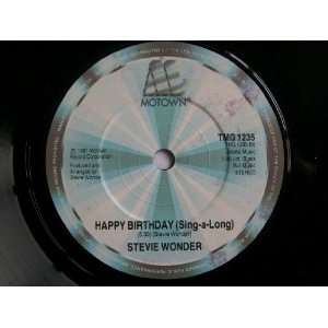  STEVIE WONDER Happy Birthday 7 45 Stevie Wonder Music