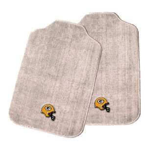 Green Bay Packers Grey Cloth Floor Mats 