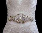   Dress Gown Crystal Sashes Jeweled Belt Beaded Embellishment Sash