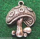10 Tibetan Silver MUSHROOM Toad Stool Charms Pendants Tibet Jewelry 
