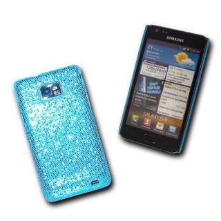 Handy Tasche Case Glitzer f. Samsung i9100 Galaxy S2 Cover Handytasche 
