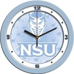 Northwestern State Demons NSU NCAA 12In Blue Wall Clock  