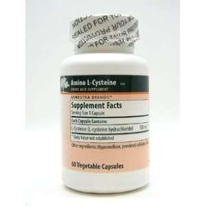  Amino L Cysteine (500 mg) 60 Vegetable Capsules Health 