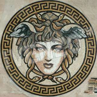 Medusa Mosaik 80cm mosaic mosaico mosaïque mozaïek mozaika 