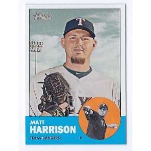 2012 Topps Heritage #284 Matt Harrison Texas Rangers:  