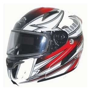   SVS Modular Dual Shield Alize Graphic Snow Helmet Red Sports
