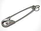 KEY CHAIN BIG Safety Pin Stainless Steel Keyring 5.50 