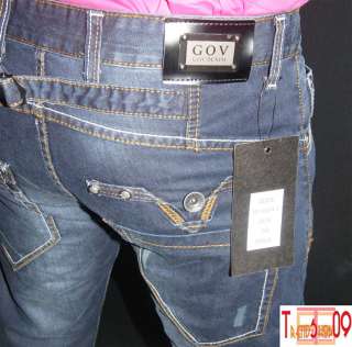Super Trendige Herren Designer GOV Denim Jeans W29   38  
