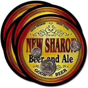  New Sharon, ME Beer & Ale Coasters   4pk 