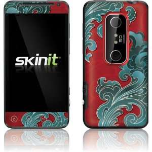  Green and Red Flourish skin for HTC EVO 3D Electronics