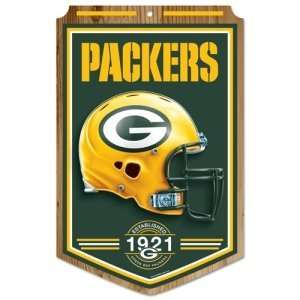  Green Bay Packers NFL Wood Sign   11 X 17 Established 