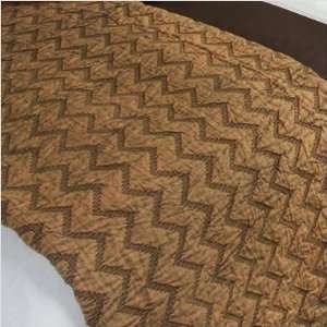    Bacati   Eclectic Brown Enzyme Wash Twin Quilt