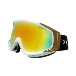  HaberVision Highline White/Gold Polarized Goggle Sports 