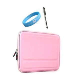  iPad Baby Pink Case + Silver Stylus for Apple iPad 