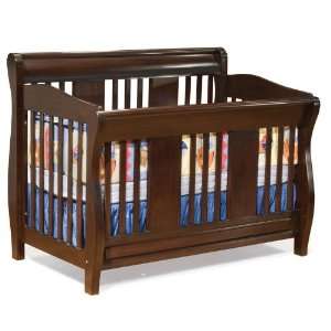   Versailles 4 in 1 Convertible Wood Baby Crib Furniture & Decor