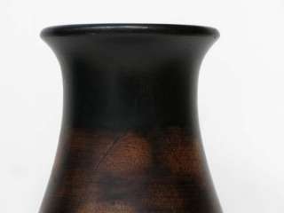 Wood Wooden Vase HandCraft Ghana Africa African Carved   