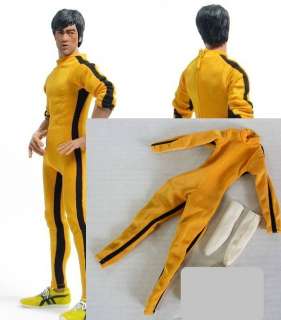 Bruce Lee 1/6 Game of Death Yellow Suit @@@ Head Enterbay DX04 Hot 