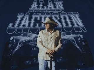 ALAN JACKSON CONCERT t shirt 2011 FREIGHT TRAIN TOUR M  