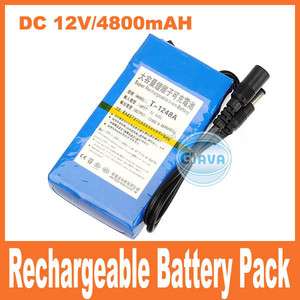   4800mAH Li ion Battery Pack Rechargeable Power Tube W/ Charger  