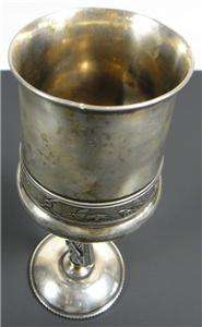 REED & BARTON MUSICIAN SILVER PLATE GOBLET CUP CHALICE  