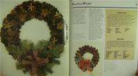 WREATH BOOK MAKE 100+ WREATHS HOLIDAY DECORATIONS GIFTS FRAGRANT DRIED 