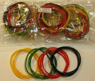 144 Lot of Rasta Colored Jelly Bracelets #B1003  